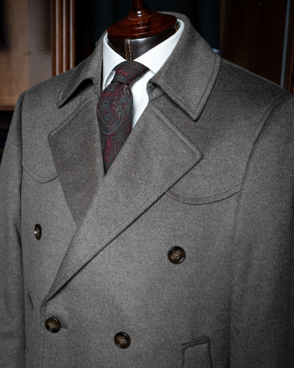 Cappotto Grigio Lana Cashmere