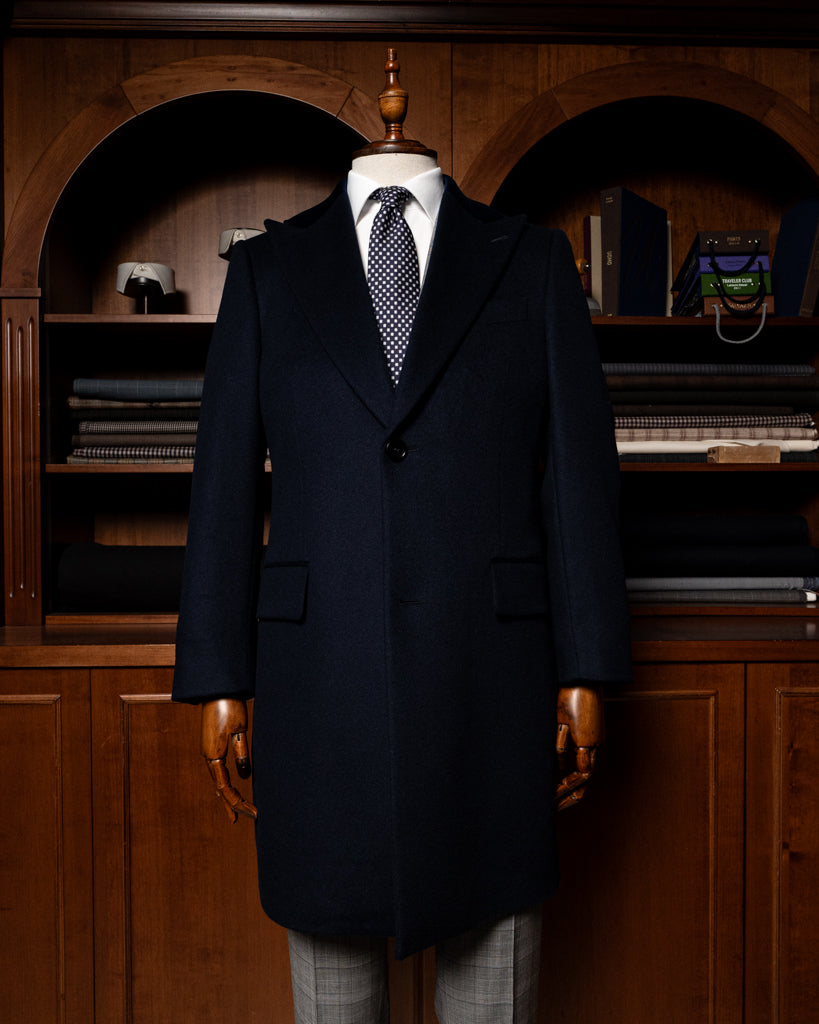 Mantegna Blue Coat with Velvet