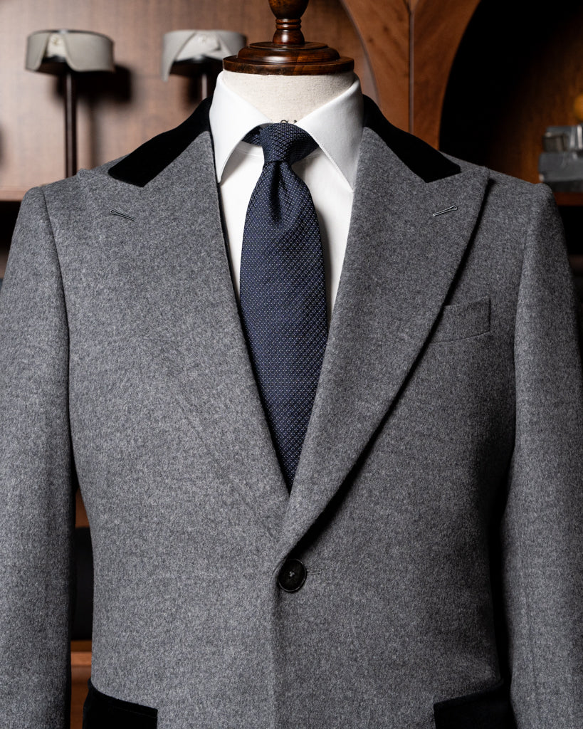 Cappotto Mantegna Grigio Chiaro Lana Cashmere
