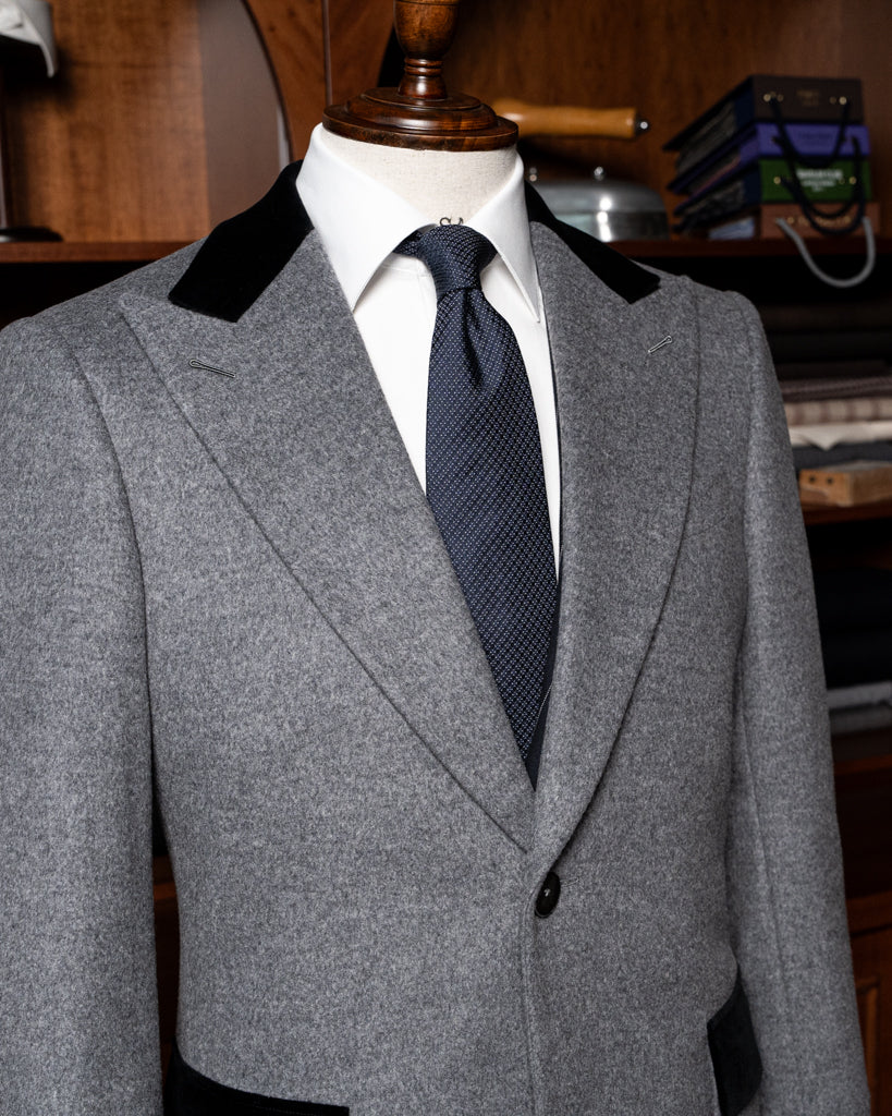 Cappotto Mantegna Grigio Chiaro Lana Cashmere