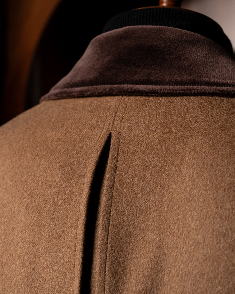 Napoleon Coat Camel Double Breasted