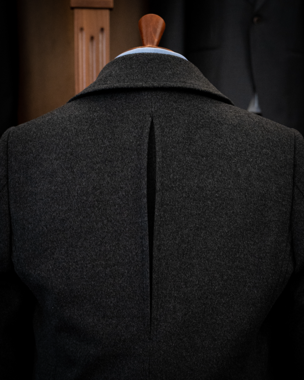 Napoleon Gray Coat in Wool and Cashmere