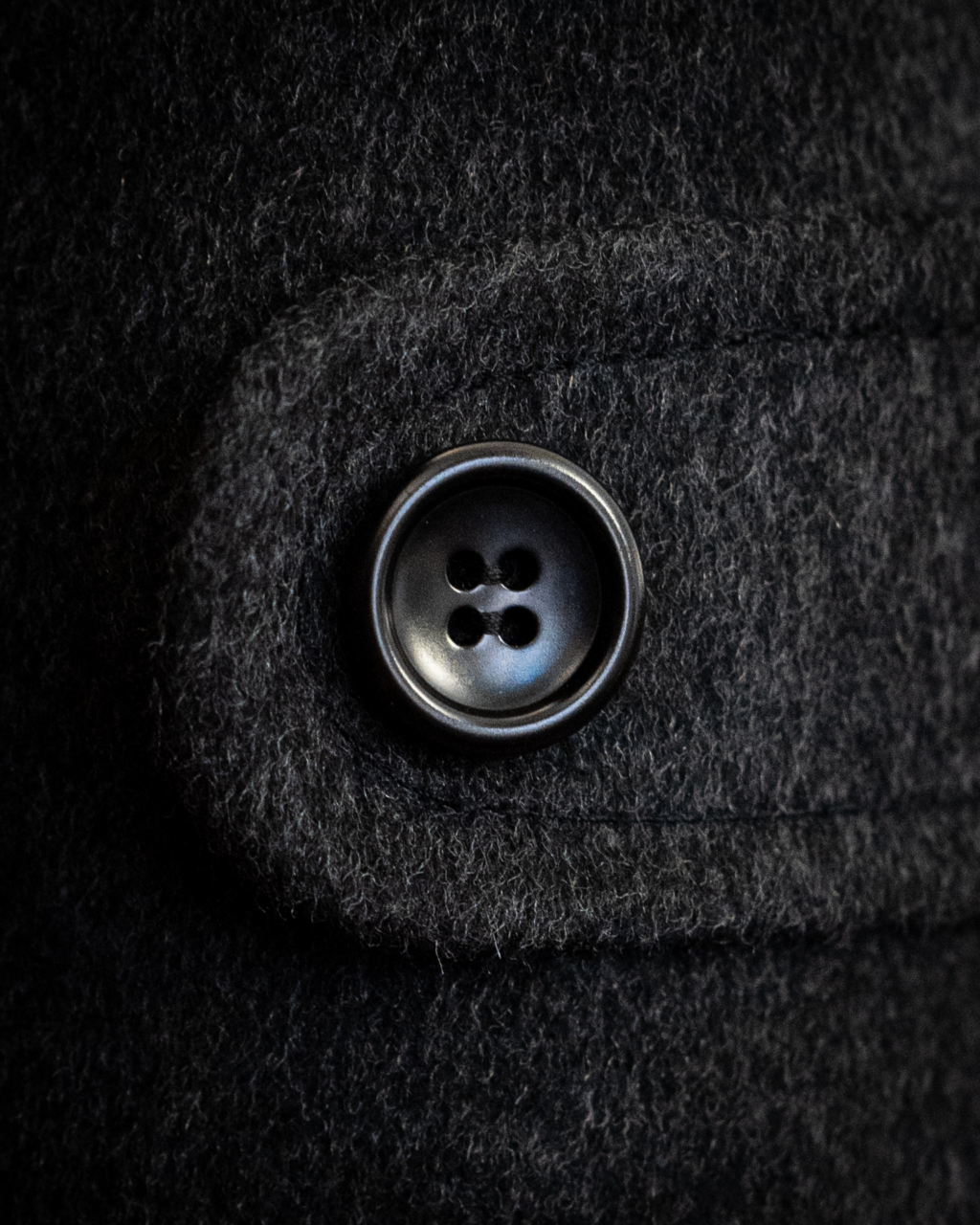 Napoleon Gray Coat in Wool and Cashmere