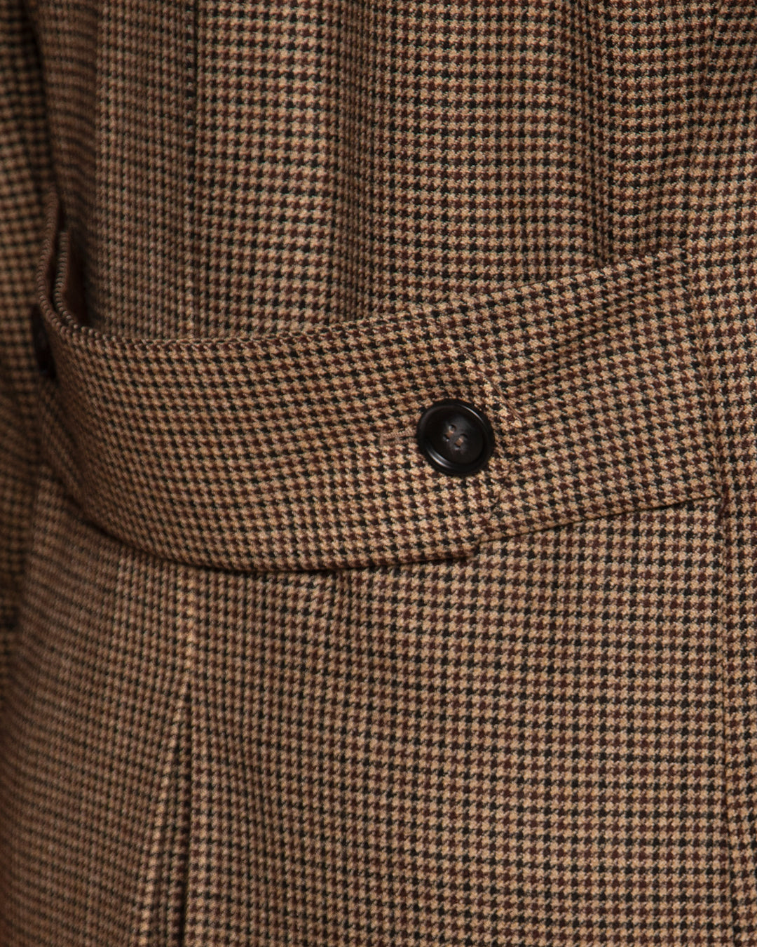 Brown Houndstooth Coat