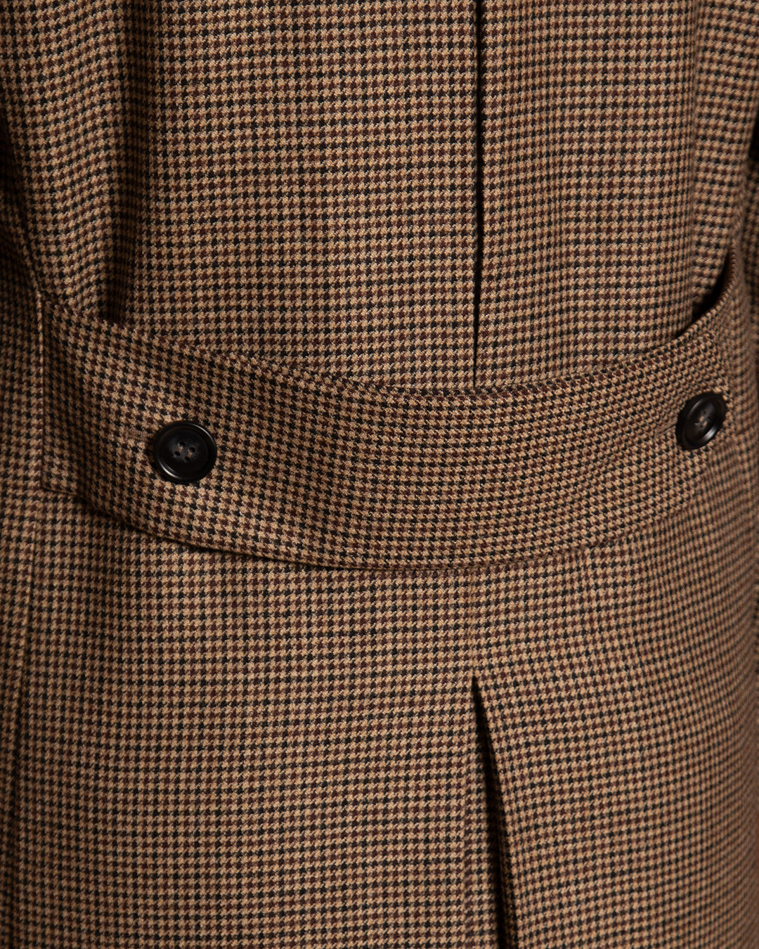 Brown Houndstooth Coat