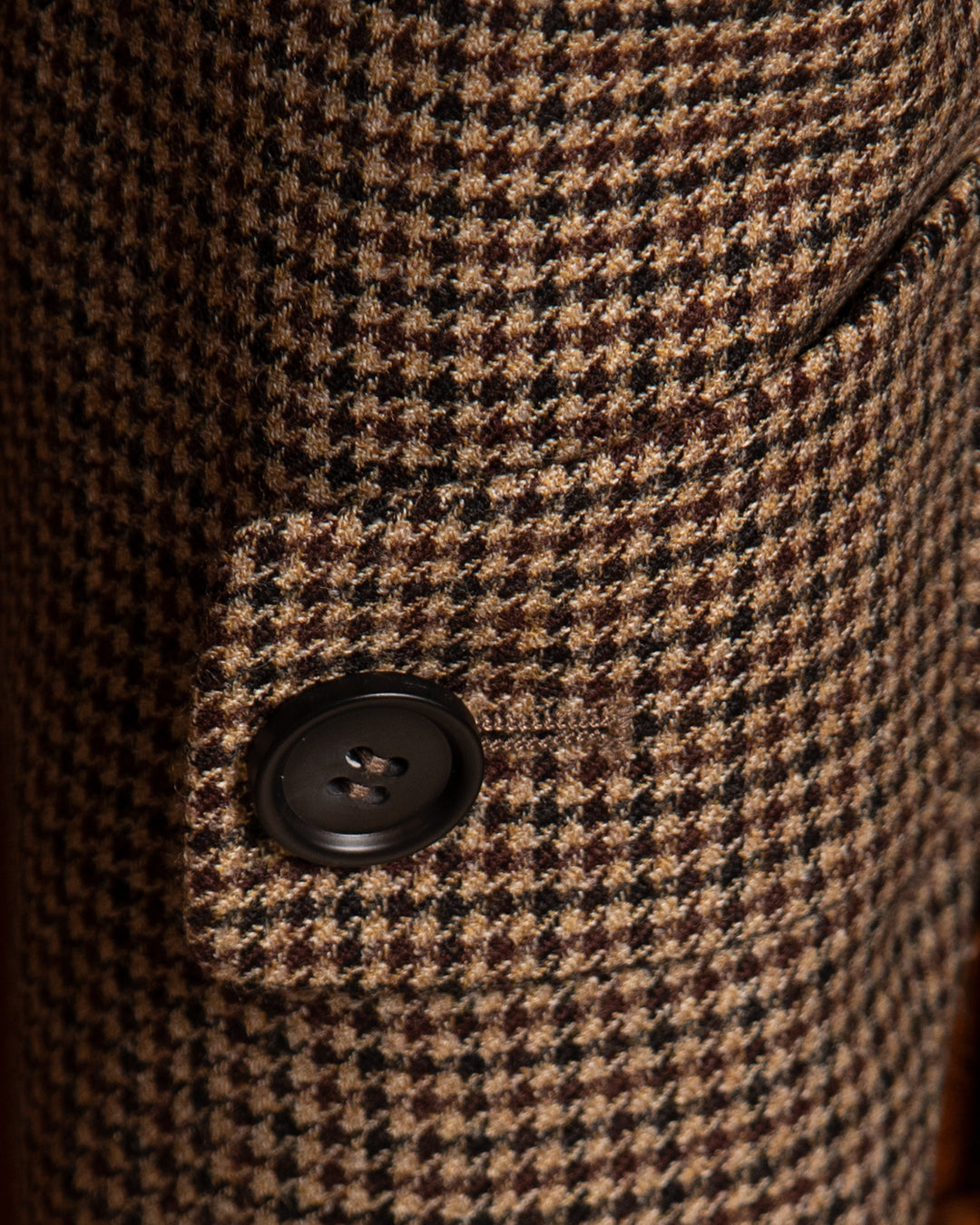Brown Houndstooth Coat