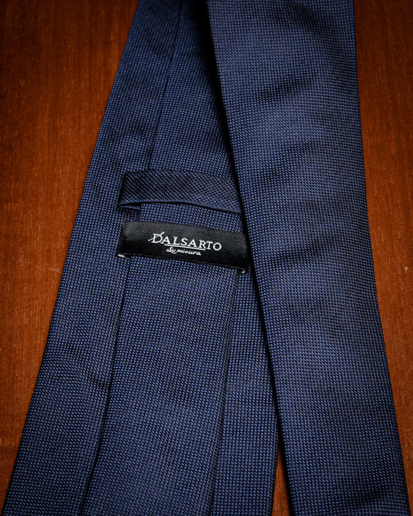 Cravatta Agostino Blu Piquet
