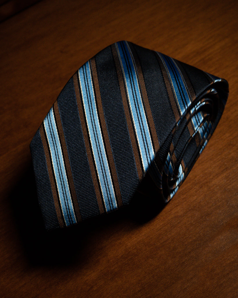 Cravatta Agostino Blu Regimental