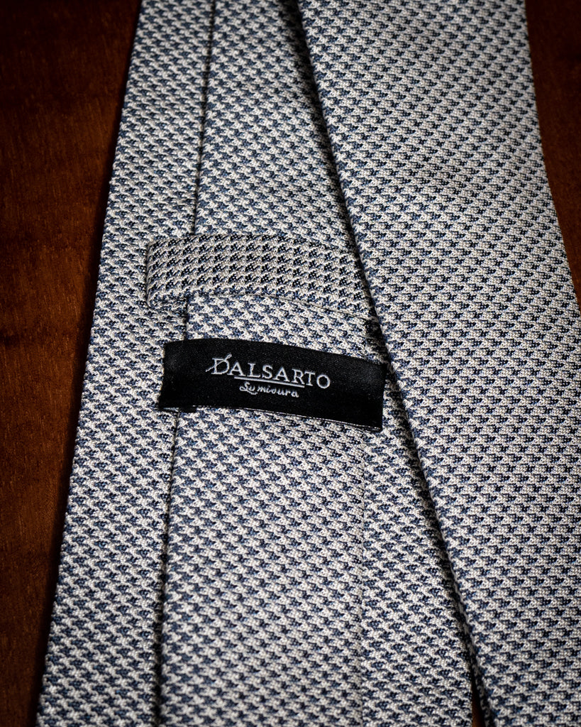 Cravatta Bianca e Grigia