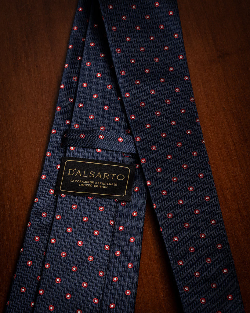 #color_Blu Notte con Pois Bianchi e Rossi