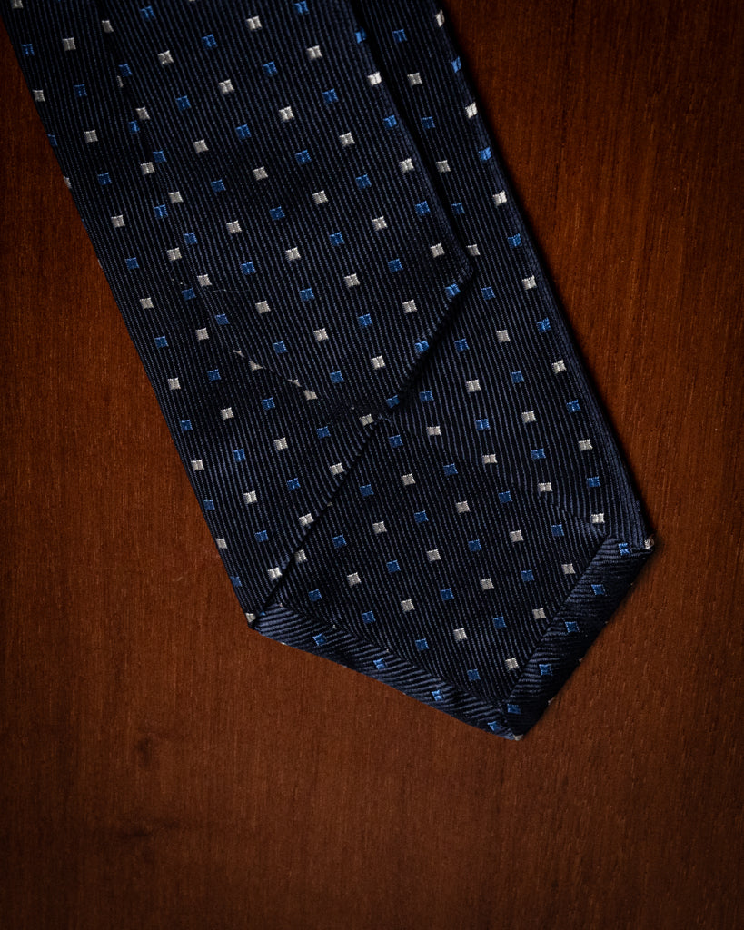 #color_Blu Notte con Quadri Azzurri e Bianchi