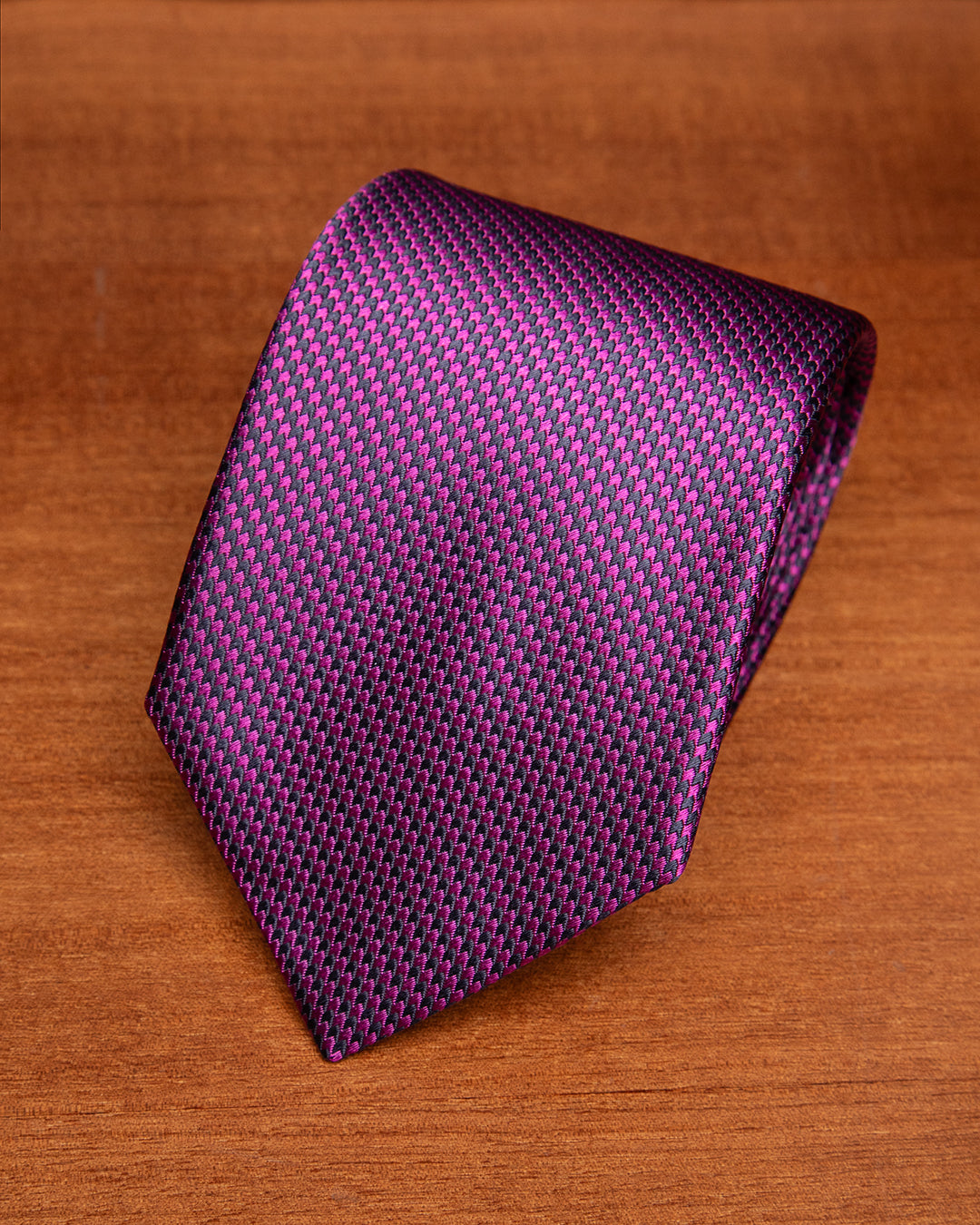 Purple Micro-Pattern Tie