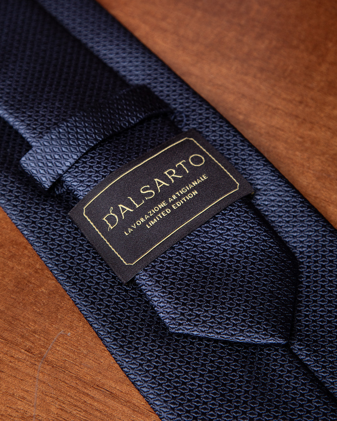 Cravatta Nido d'Ape Blu Notte