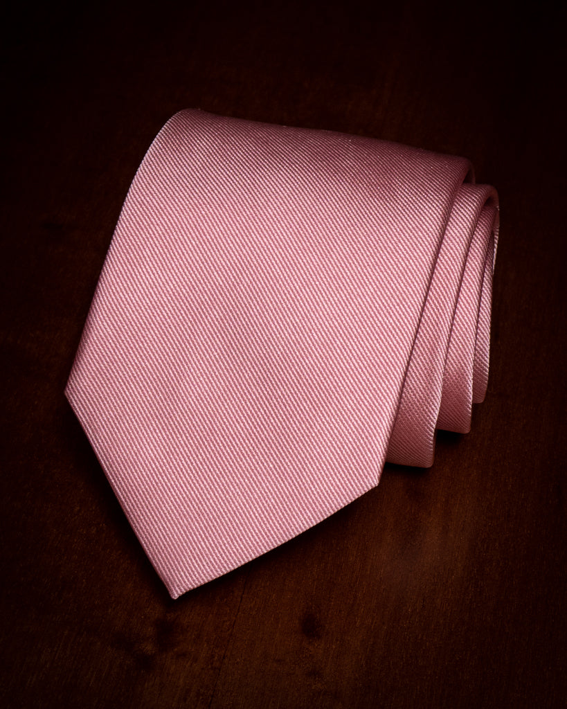 Cravatta Rosa Satinata