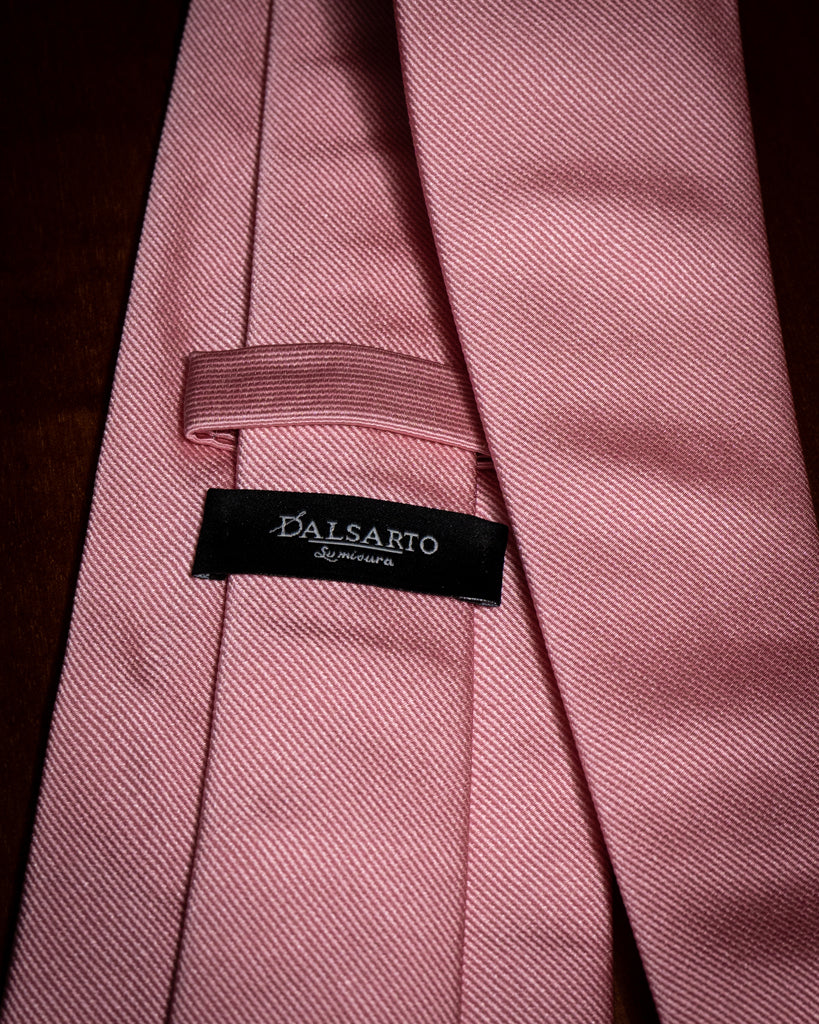 Cravatta Rosa Satinata