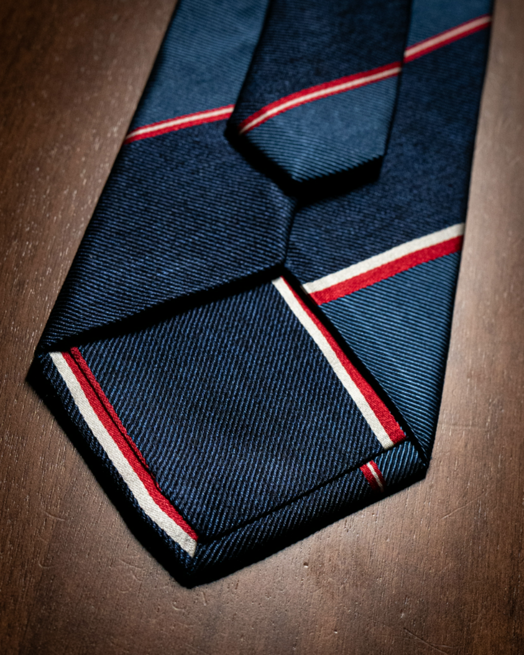 Cravatta Agostino Blu Chiaro Regimental