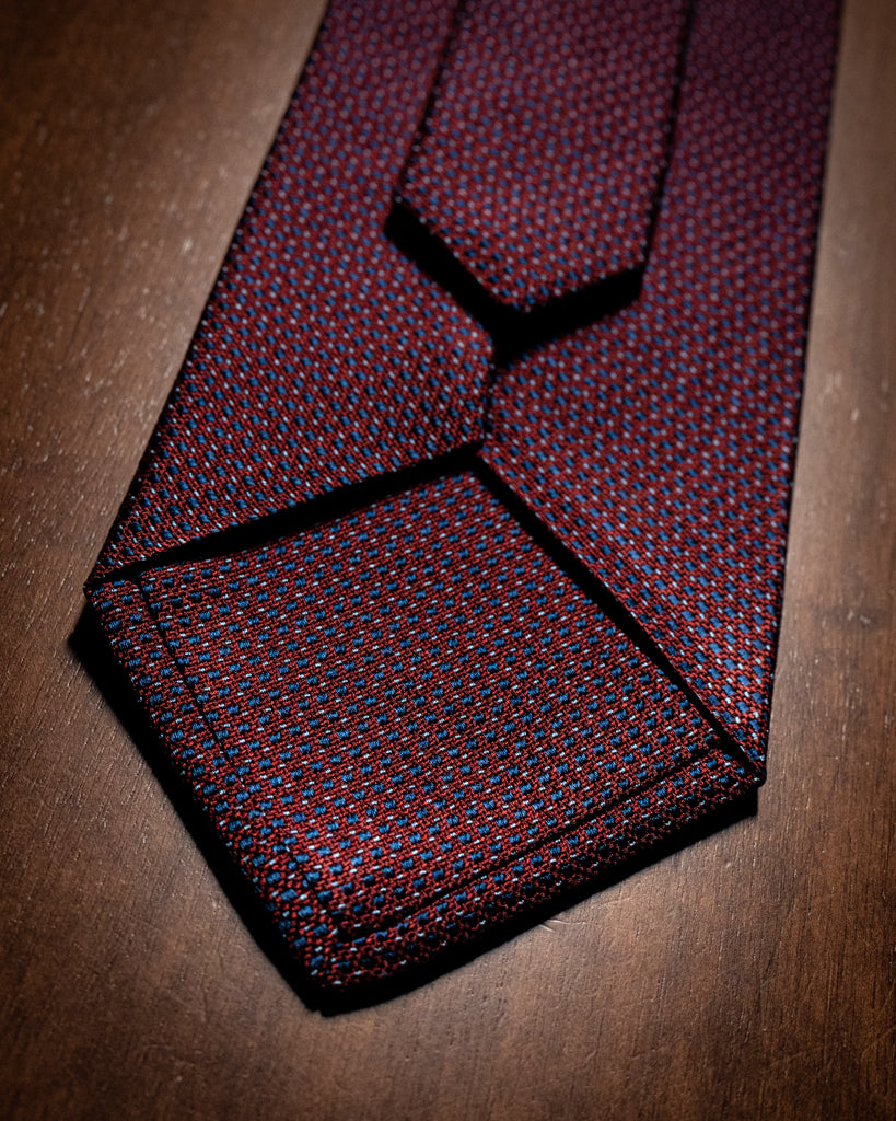 Cravatta Agostino Bordeaux Fantasia