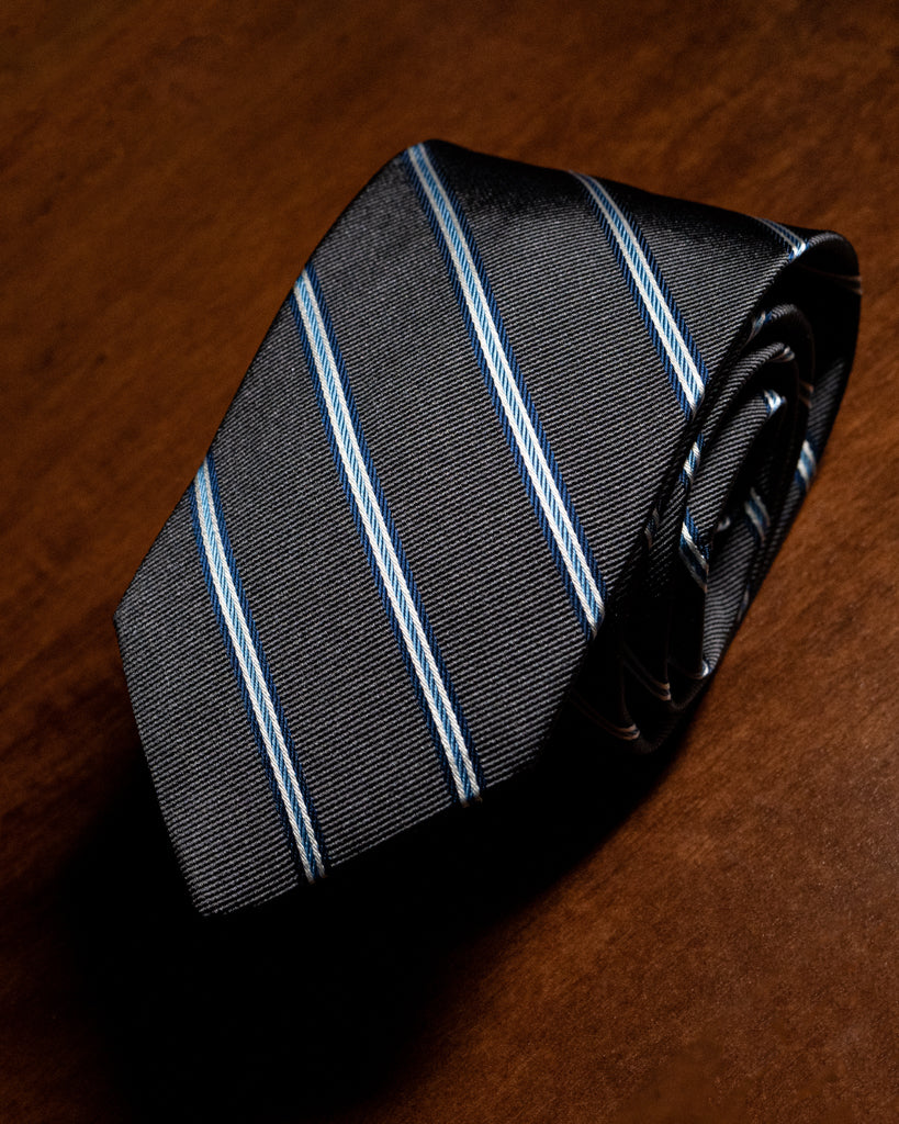 Agostino Brown Regimental tie