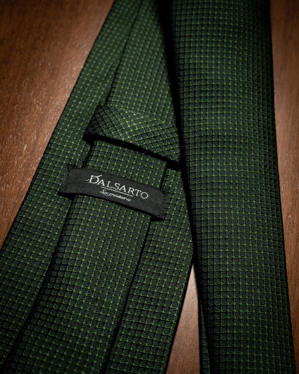 Agostino Velvet Green Tie