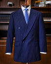 Canova Double Breasted Blue Pinstripe