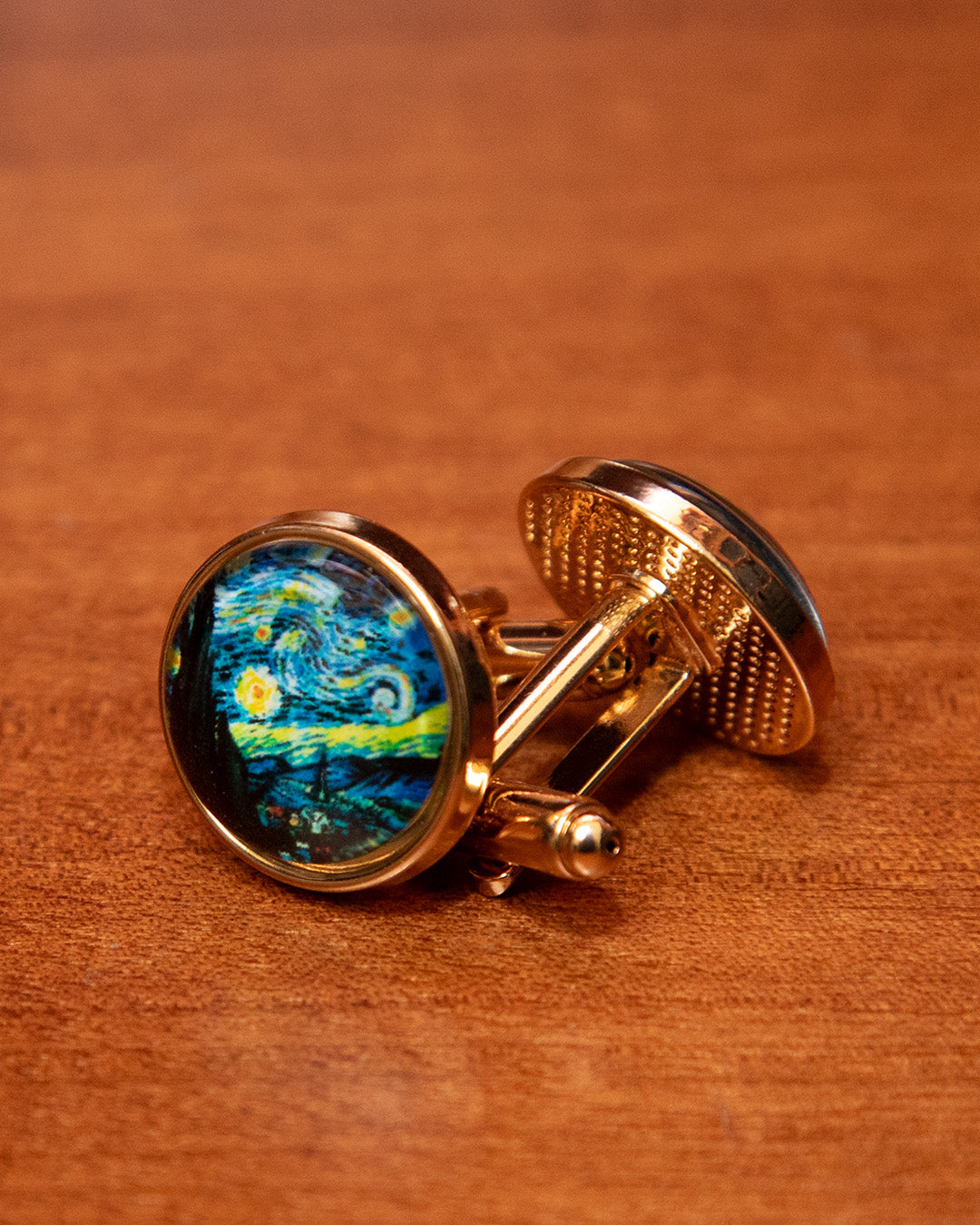 Gemelli Oro Notte Stellata di Van Gogh