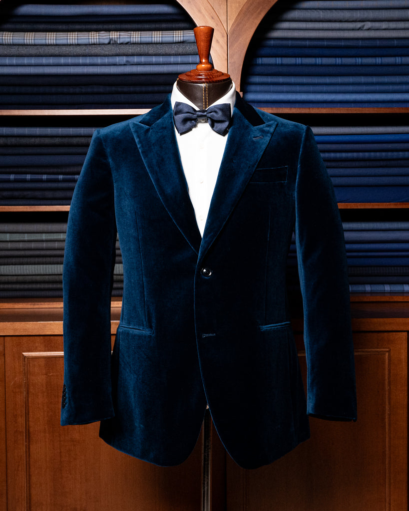 Bernini Blue Velvet Jacket