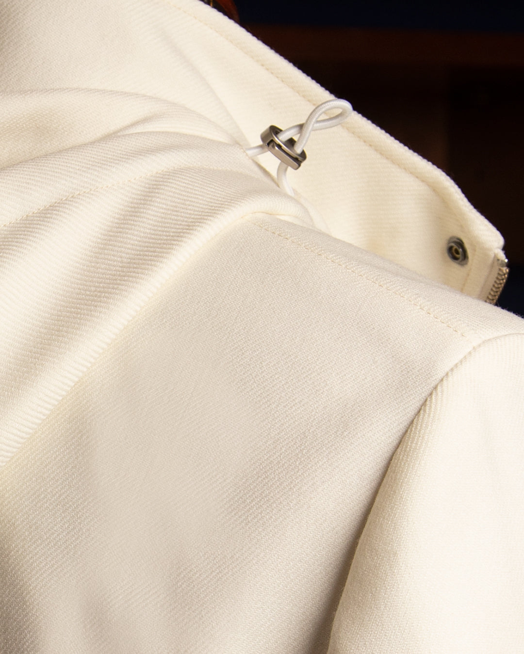 Giacca Bianco Panna con Cappuccio