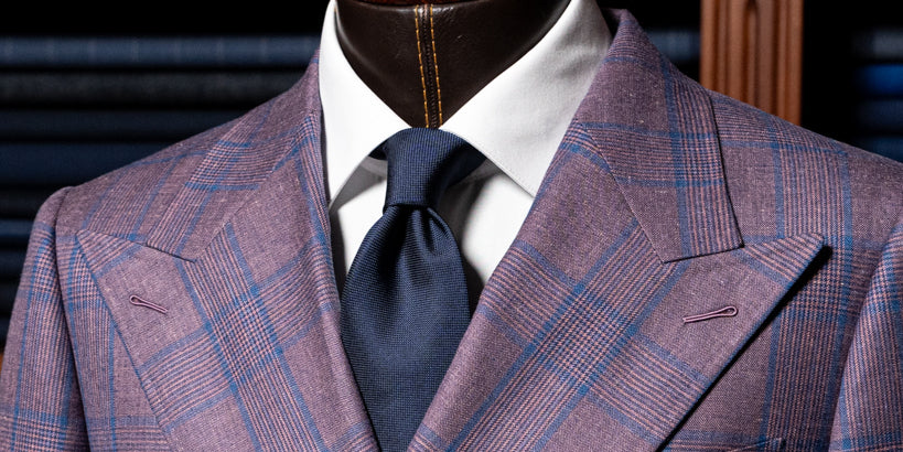 Canova Purple Checked Jacket