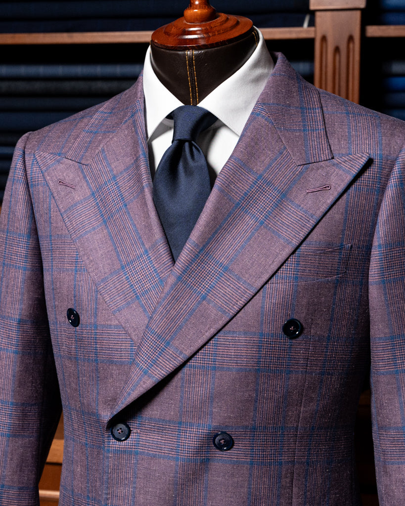 Canova Purple Checked Jacket
