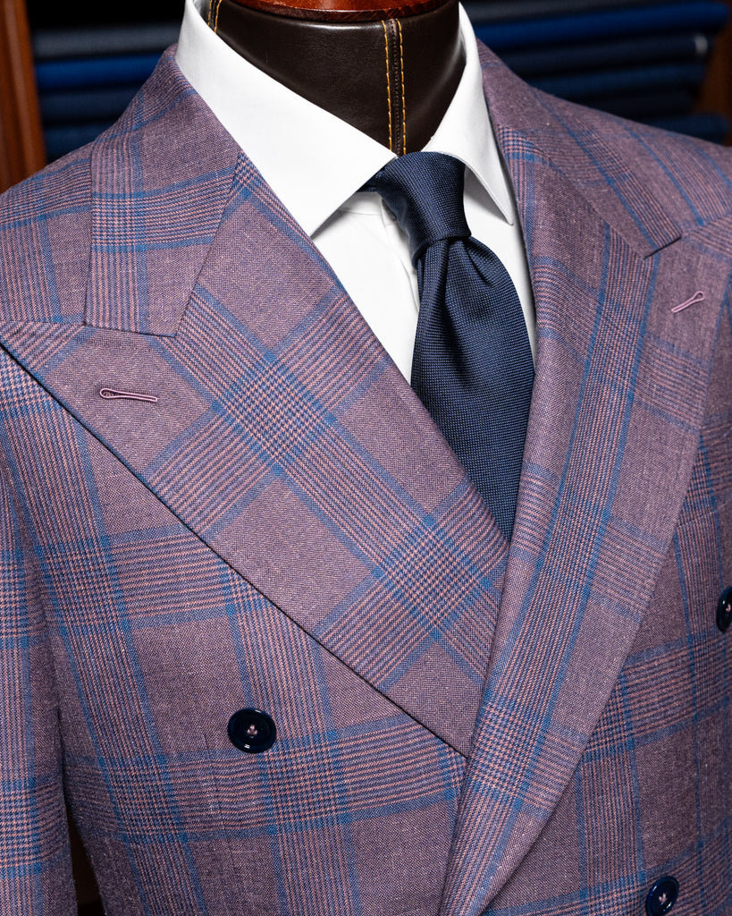 Canova Purple Checked Jacket