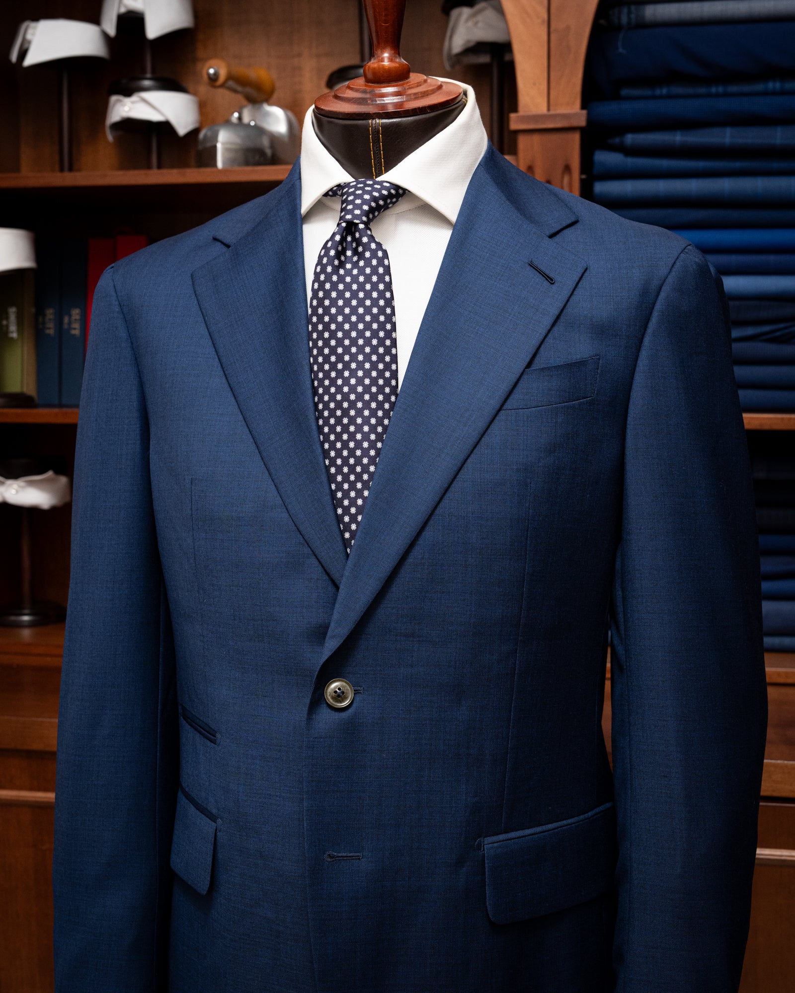 Unlined Giotto Blue Jacket 