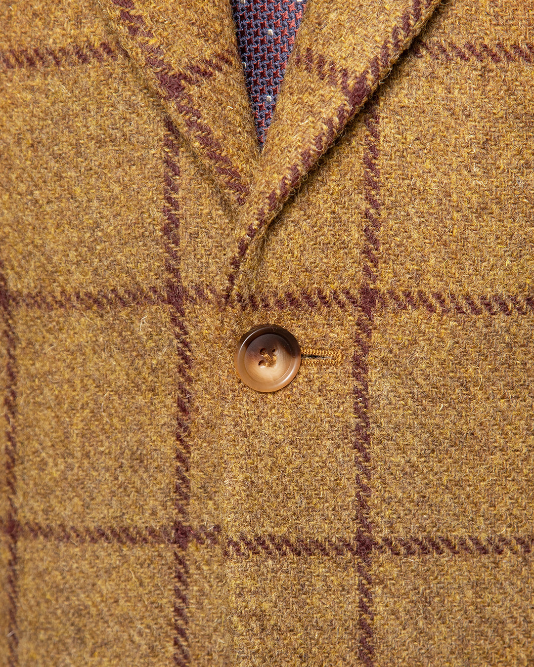 Giacca Giotto Caramel Brown a Quadri