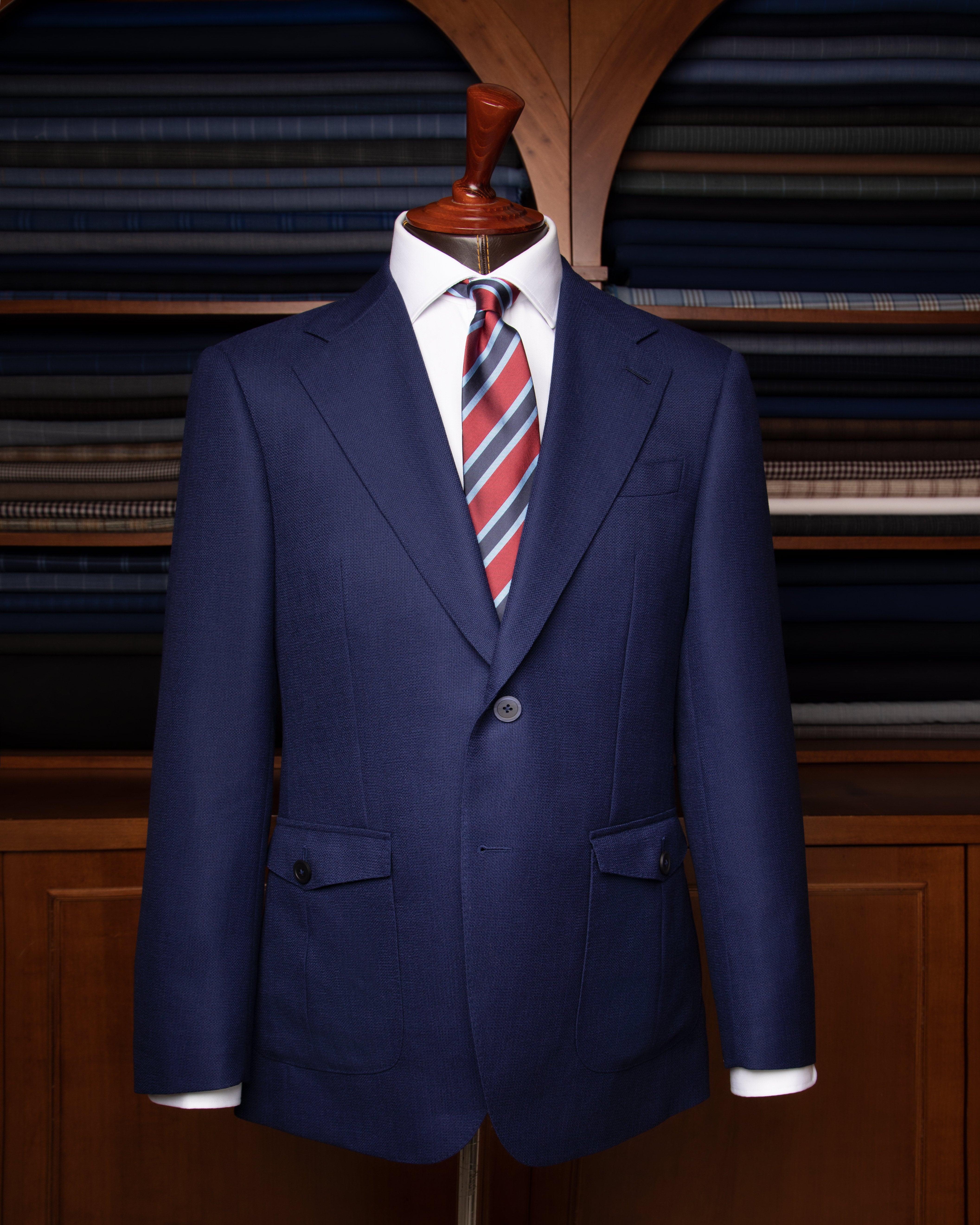 Giacca Giotto in Lana Blu