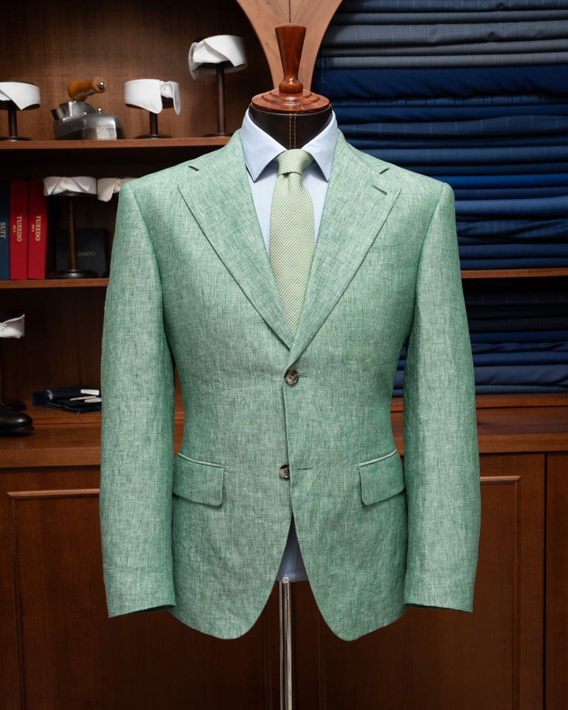 Giotto Green Linen Jacket