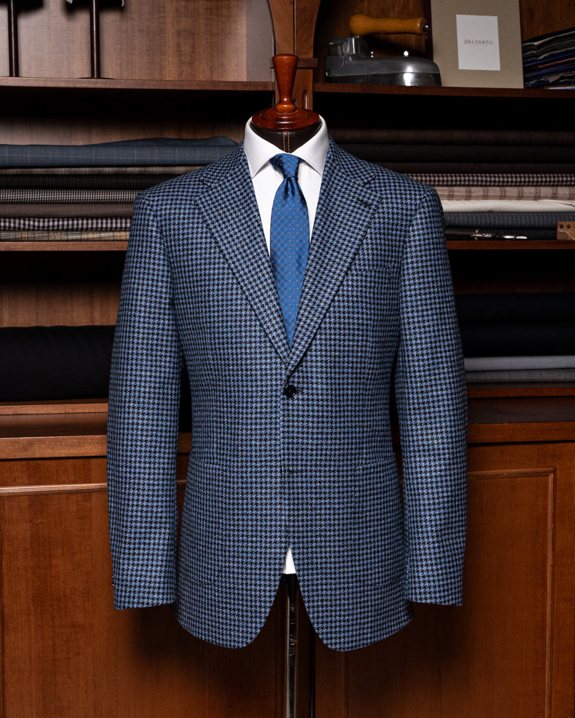 Giotto Pied de Poule Jacket Air Force and Black