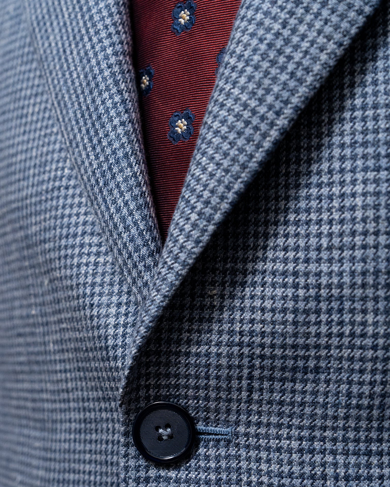 Giacca Giotto Pied De Poule Azzurro