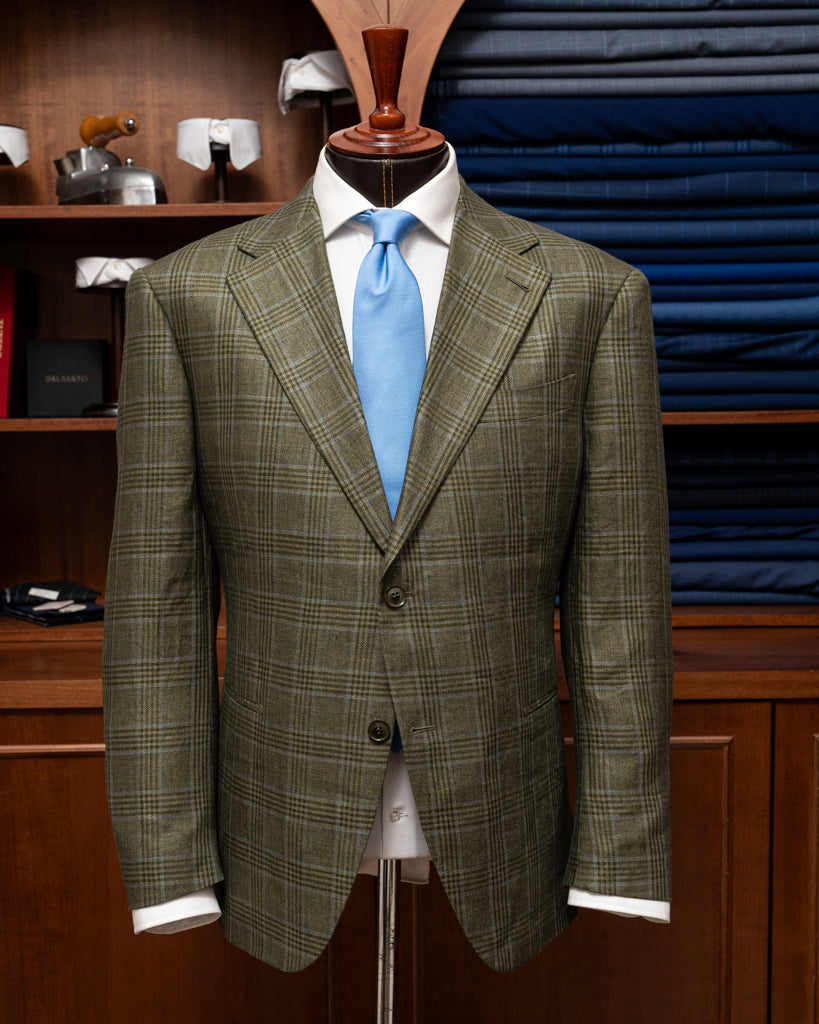 Giotto Green Checked Jacket