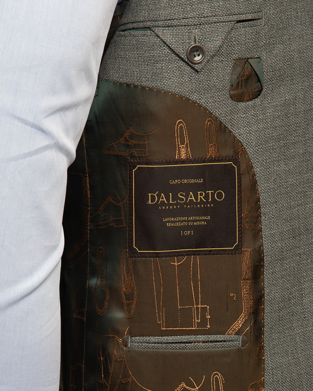 Giacca Grigio Lana Tortora