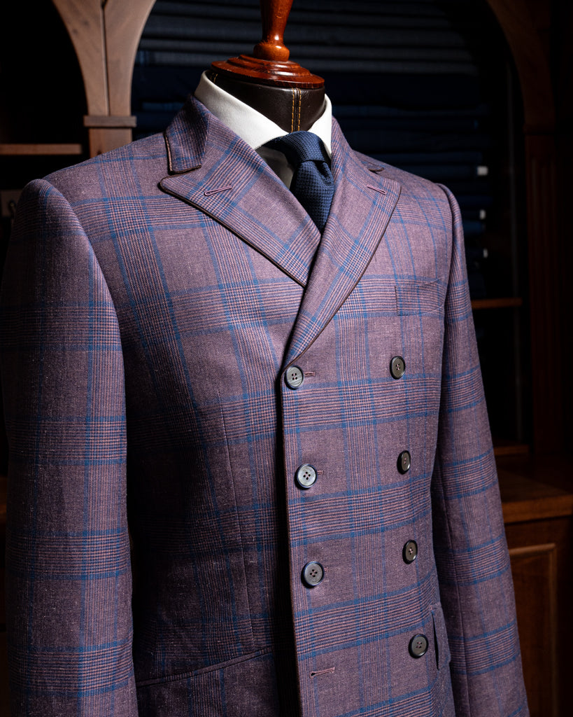 Mauve Iconic Glencheck Jacket