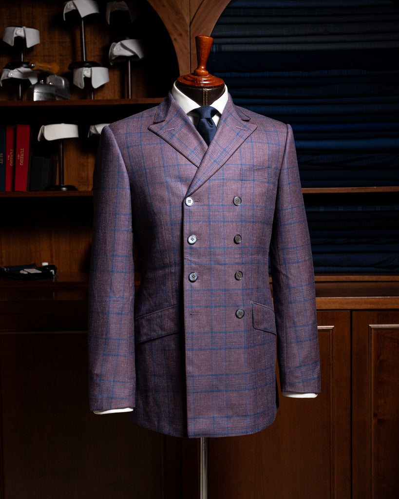 Mauve Iconic Glencheck Jacket