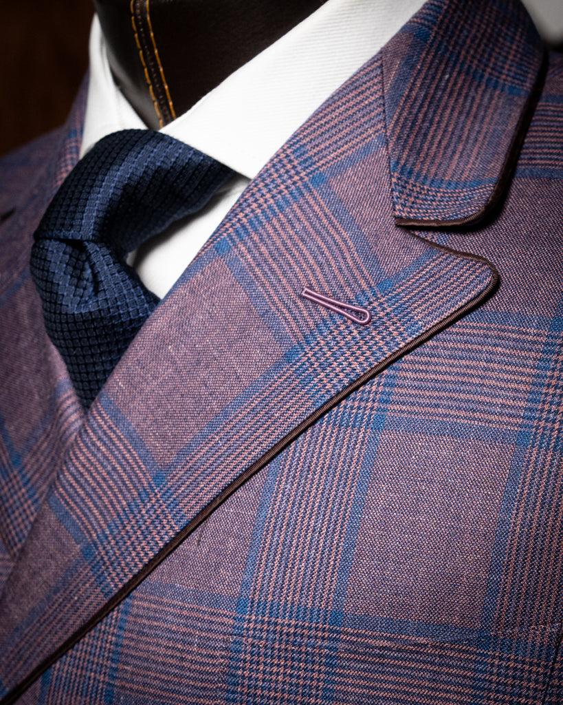 Mauve Iconic Glencheck Jacket
