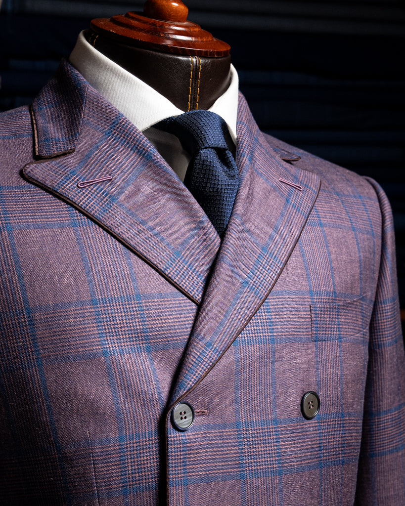 Mauve Iconic Glencheck Jacket