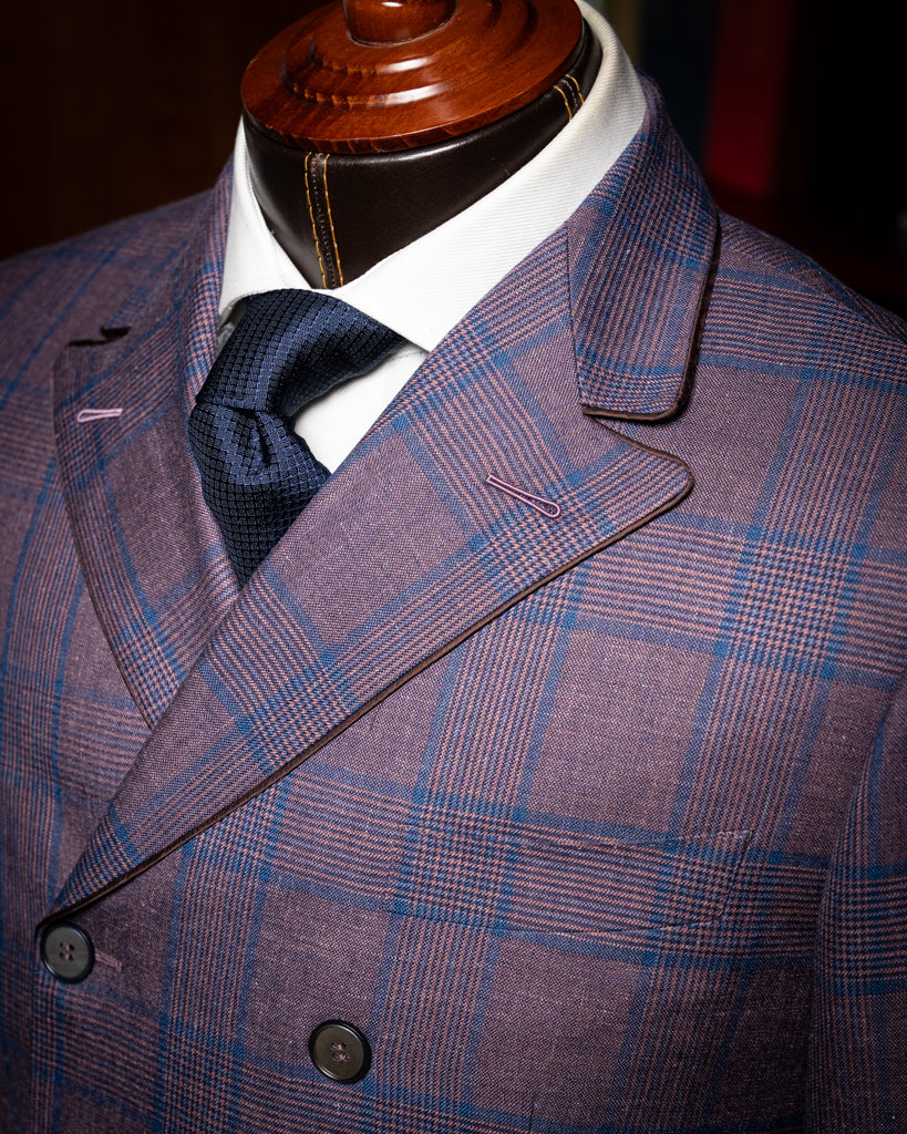 Mauve Iconic Glencheck Jacket