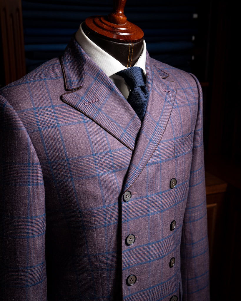 Mauve Iconic Glencheck Jacket