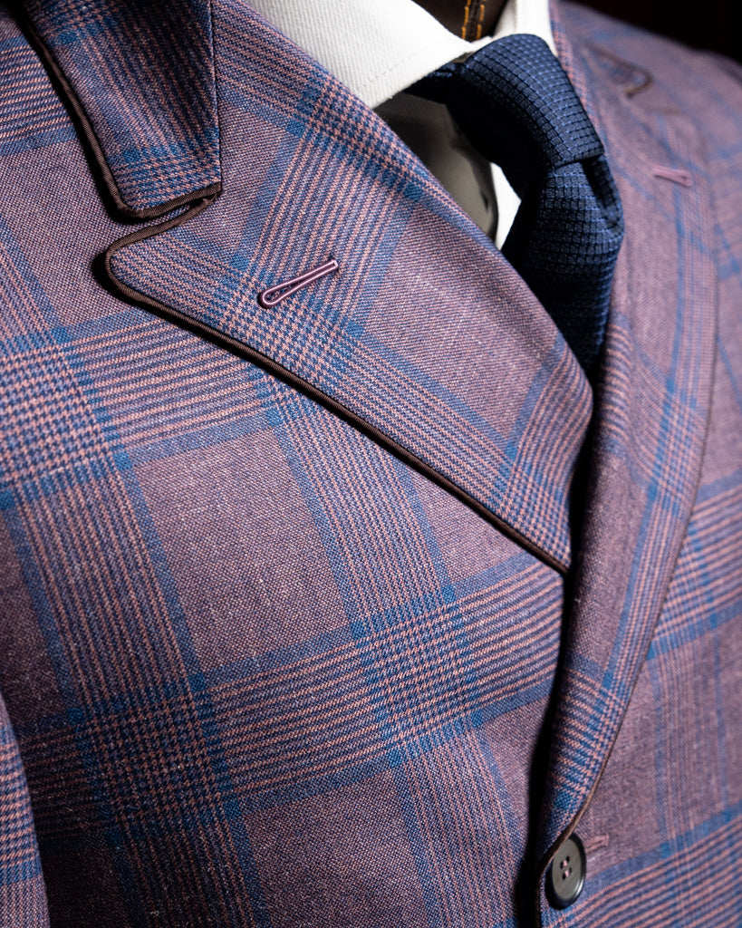 Mauve Iconic Glencheck Jacket
