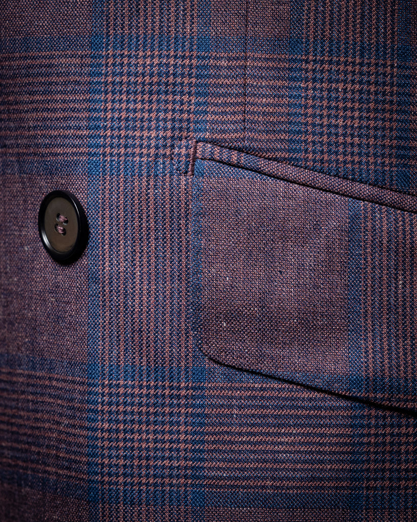 Mauve Iconic Glencheck Jacket