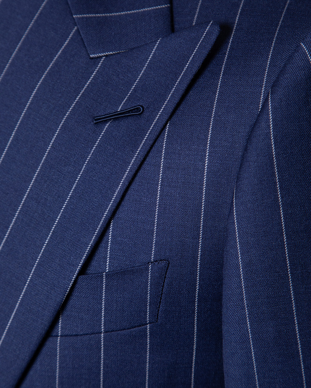 Abito Perugino Gessato Blu Chiaro