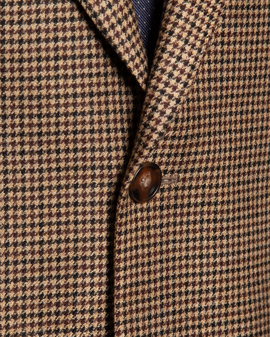 Giacca Giotto Pied De Poule Marrone Chiaro