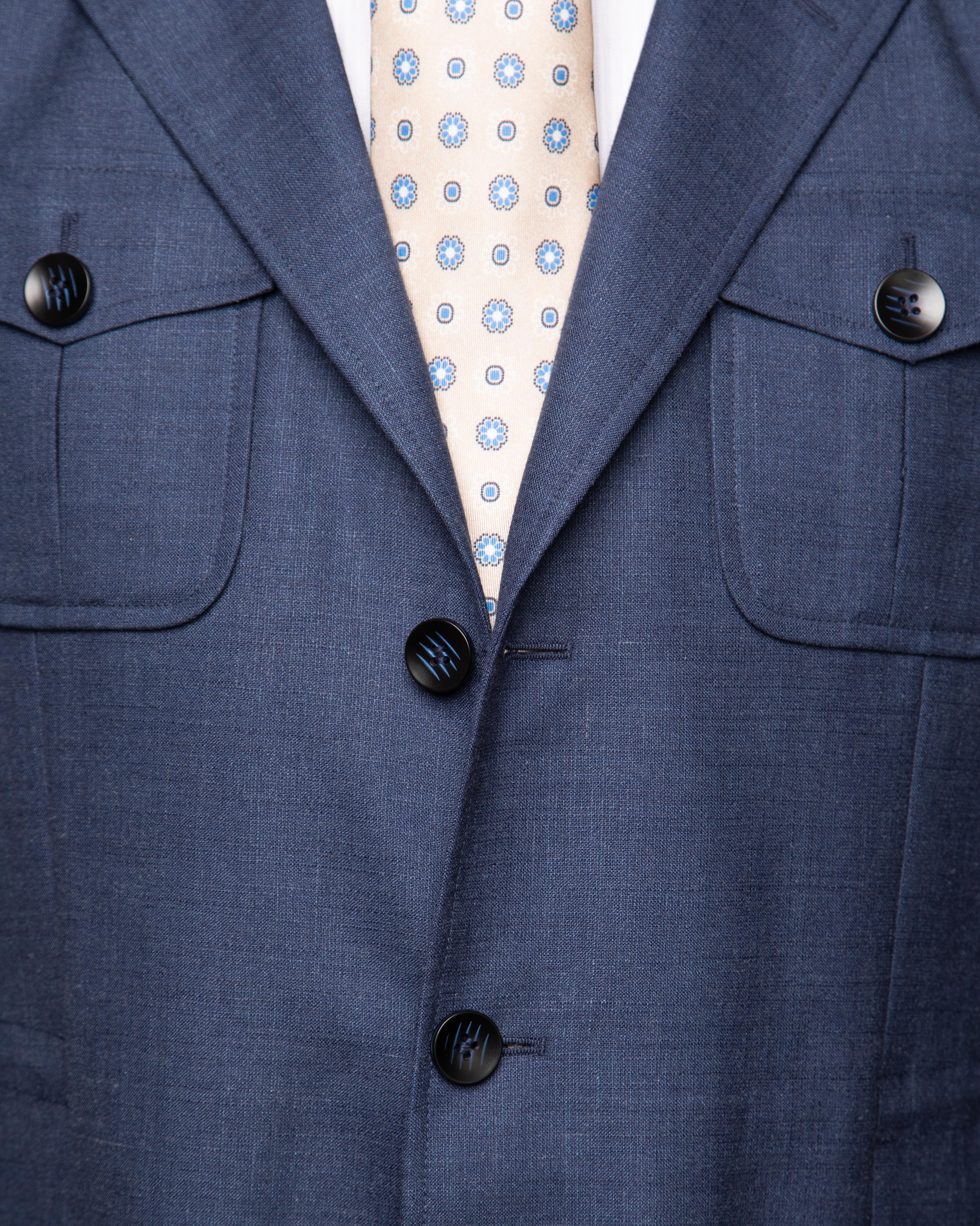 Blue Sahariana Jacket