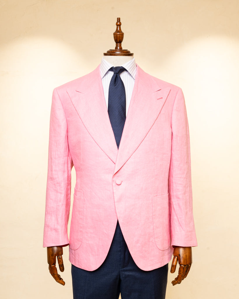 Pink Unlined Casual Jacket
